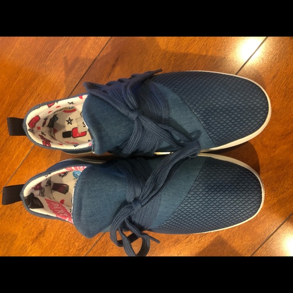 Girls Denim Steve Madden Sneakers - Picture 5 of 7